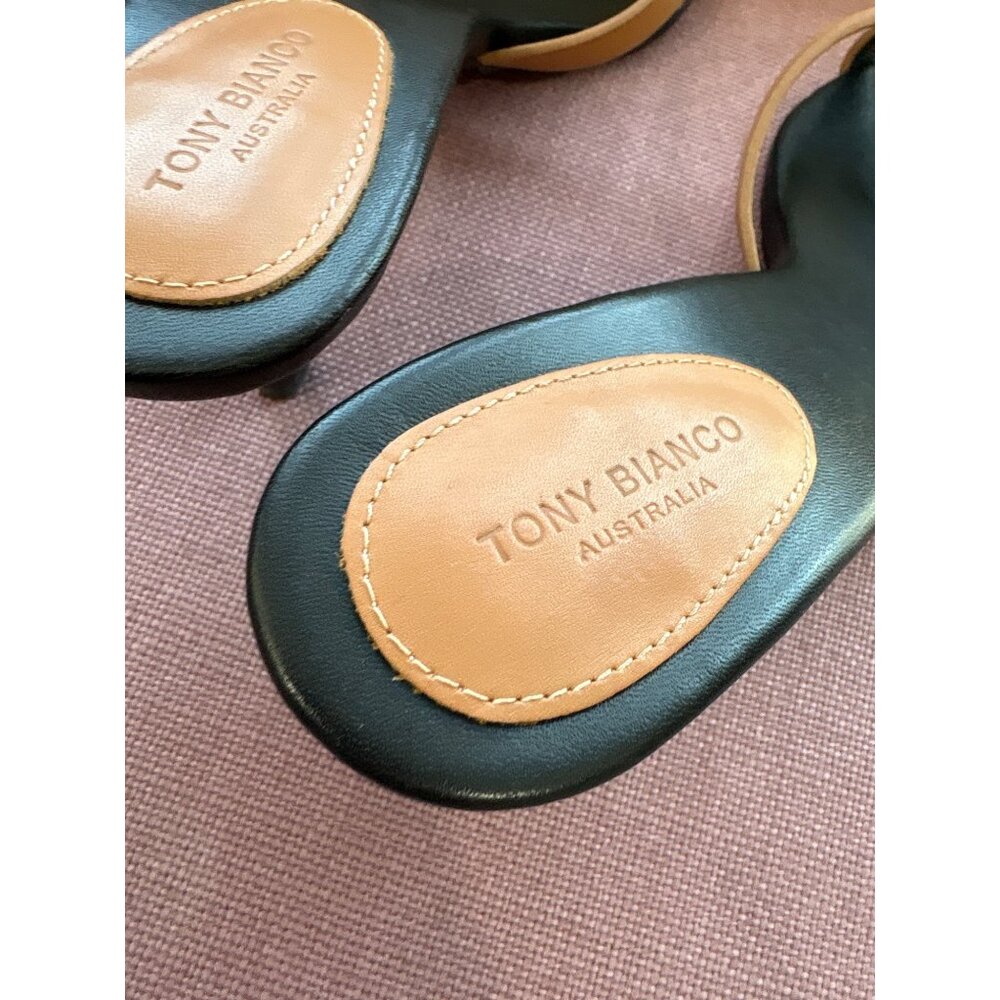 Tony Bianco Daisy Sandals in Tan Como 7.5 With Box Womens Heels - Picture 8 of 15